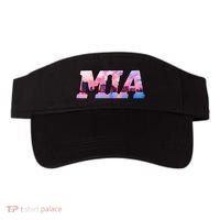 Mia Miami City Skyline Of Miami Beach Florida Visor thumb 0