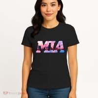 Mia Miami City Skyline Of Miami Beach Florida Women's T-Shirt thumb 4