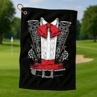 Mexican Mariachi Costume Cinco De Mayo Golf Towel thumb 1