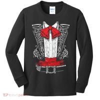 Mexican Mariachi Costume Cinco De Mayo Kids Long Sleeve Shirt thumb 0