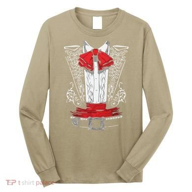 Mexican Mariachi Costume Cinco De Mayo Long Sleeve Shirt