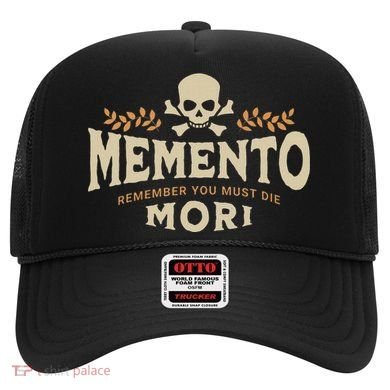 Memento Mori Catholic Design Meaning Traditional Latin Skull Hat
