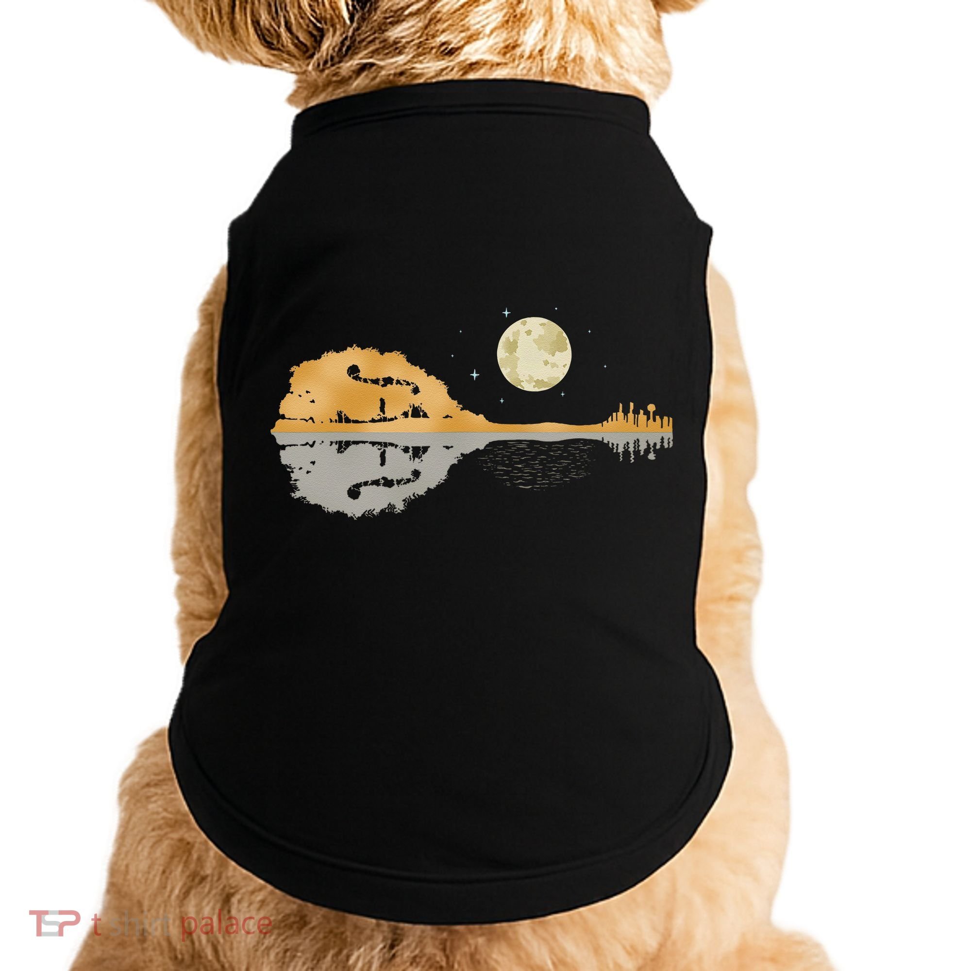 Mandolin Men Country Music Moon Bluegrass Doggie Tank