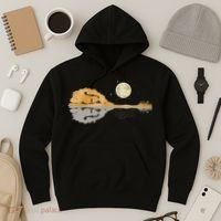 Mandolin Men Country Music Moon Bluegrass Hoodie thumb 3