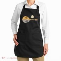 Mandolin Men Country Music Moon Bluegrass Apron thumb 2