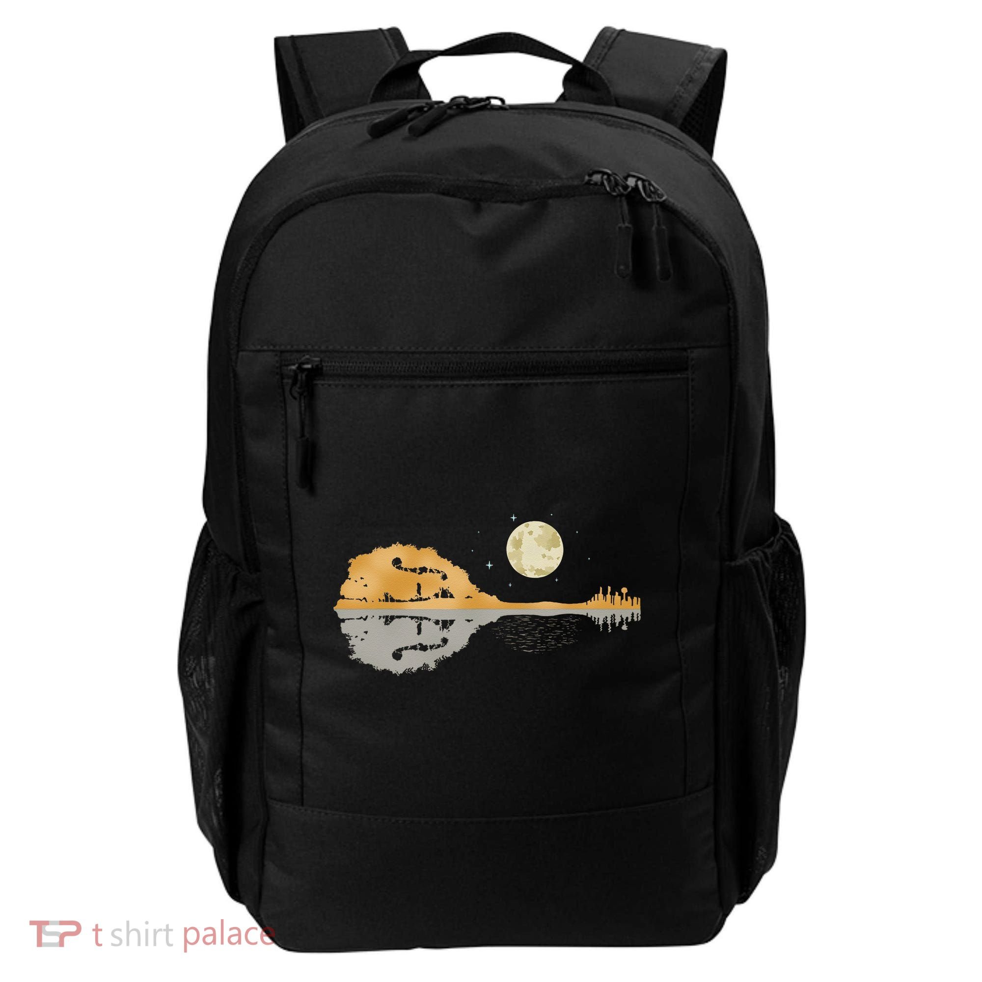 Mandolin Men Country Music Moon Bluegrass Backpack