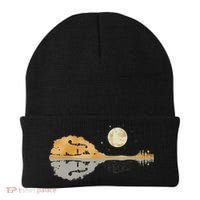 Mandolin Men Country Music Moon Bluegrass Beanie thumb 0