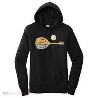Mandolin Men Country Music Moon Bluegrass Women's Hoodie thumb 0