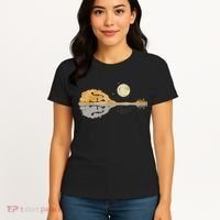 Mandolin Men Country Music Moon Bluegrass Women's T-Shirt thumb 4