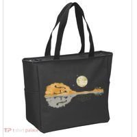 Mandolin Men Country Music Moon Bluegrass Tote Bag thumb 2