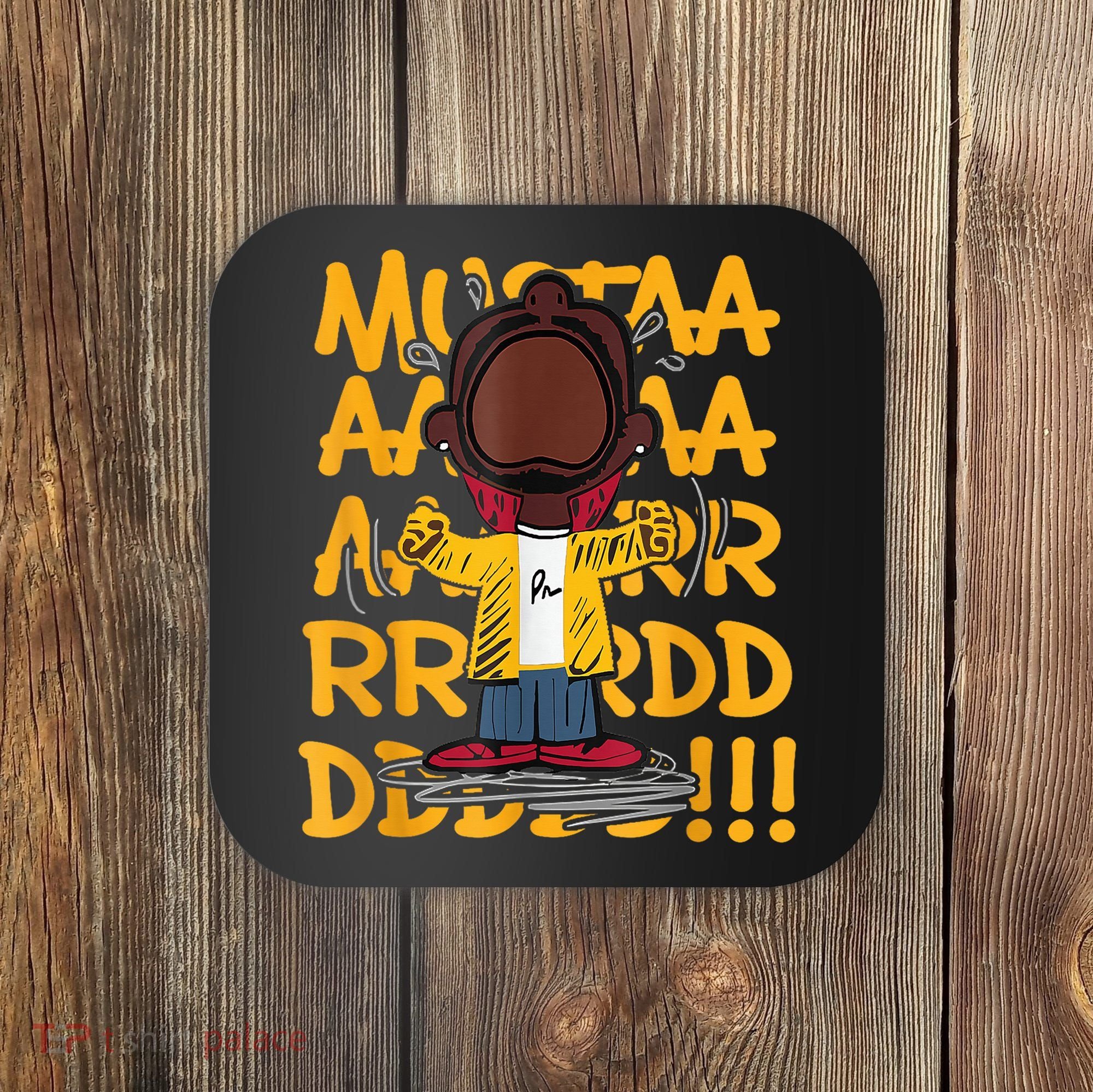 Mustard Meme Character Crying Coaster