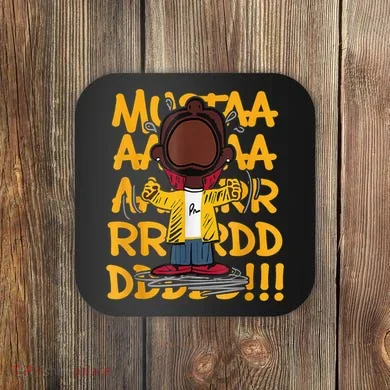 Mustard Meme Character Crying Coaster