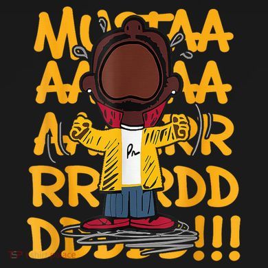 Mustard Meme Character Crying Long Sleeve Pajama Set
