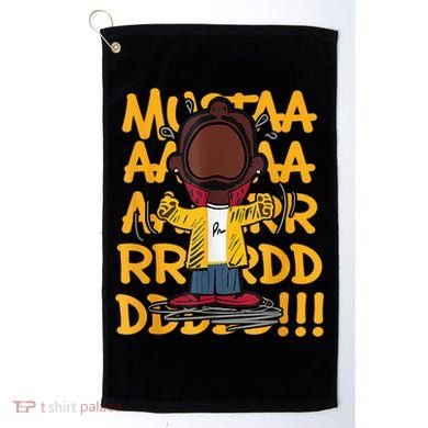 Mustard Meme Character Crying Golf Towel