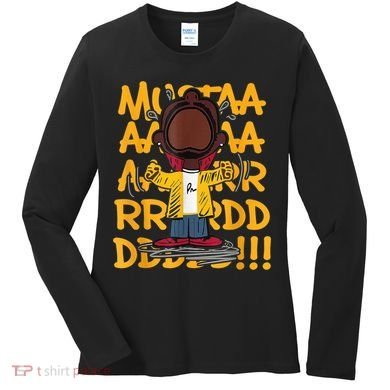 Mustard Meme Character Crying Women's Long Sleeve Shirt