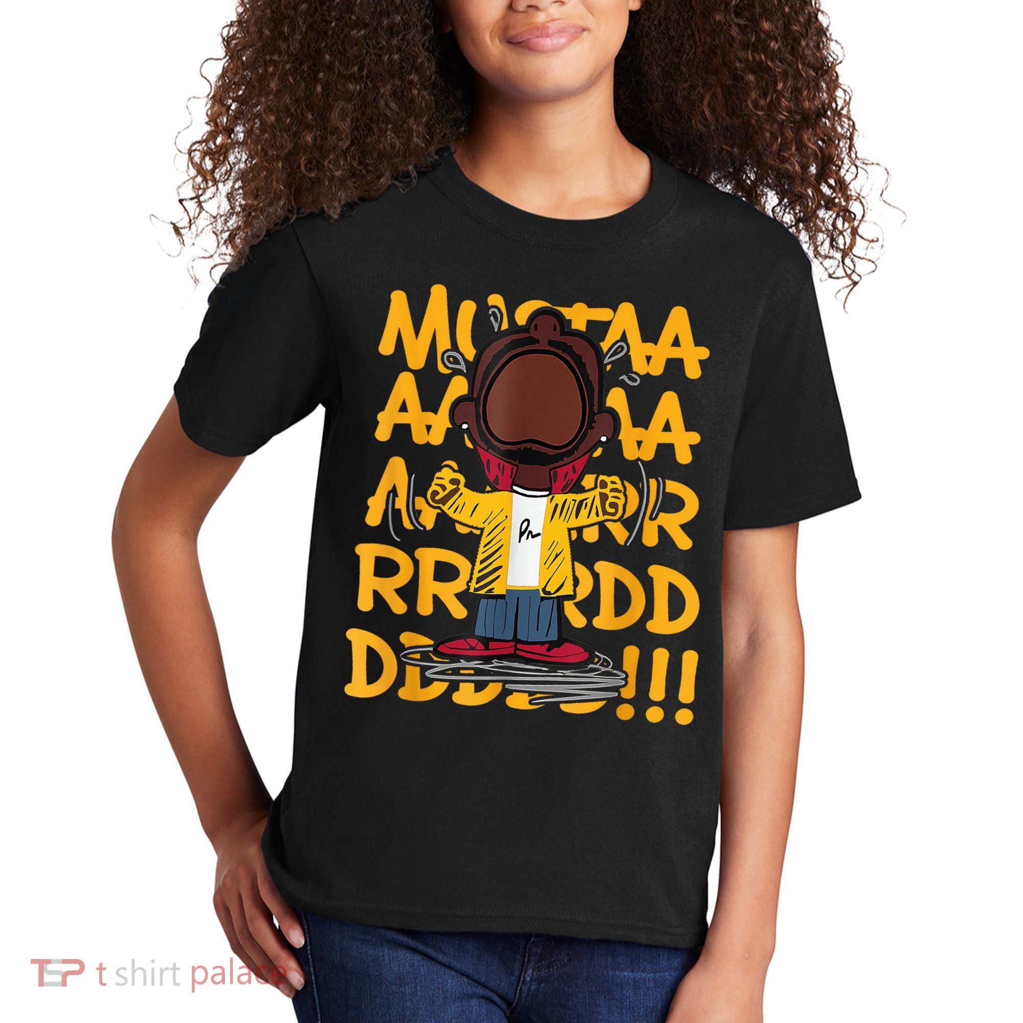 Mustard Meme Character Crying Kids T-Shirt