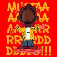 Mustard Meme Character Crying Santa Hat thumb 1