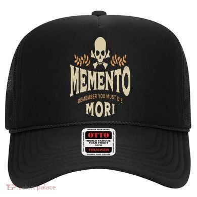 Memento Mori Catholic Design Meaning Traditional Latin Skull Hat