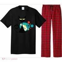Midcentury Mid Century Cat Retro Atomic Age Space Modern Pajama Set thumb 0