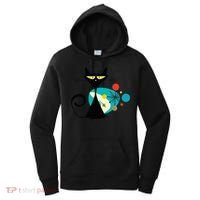 Midcentury Mid Century Cat Retro Atomic Age Space Modern Women's Hoodie thumb 0