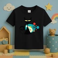 Midcentury Mid Century Cat Retro Atomic Age Space Modern Toddler T-Shirt thumb 3