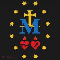 Miraculous Medal Catholic Holy Mary Sacred Heart Jesus Coaster thumb 2