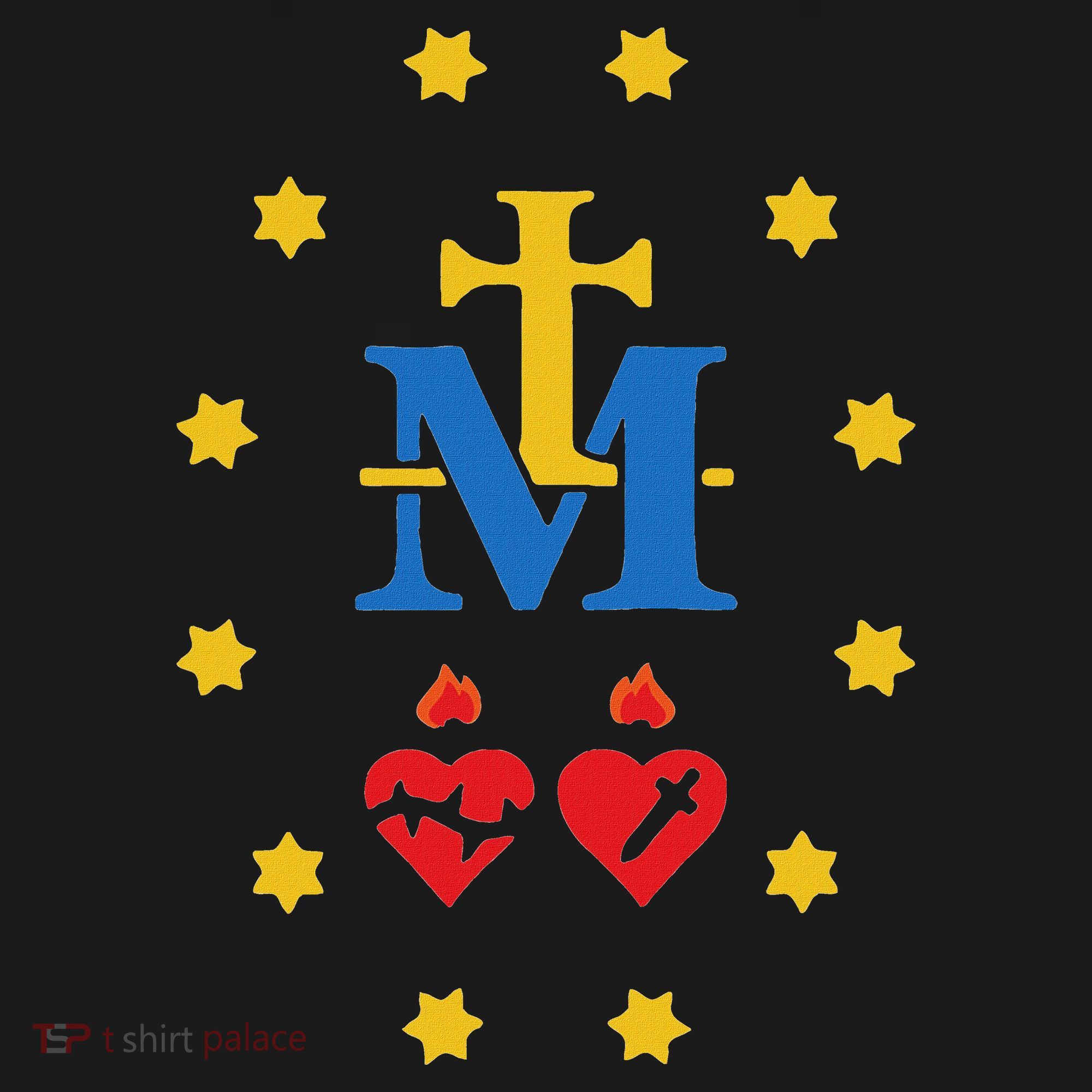 Miraculous Medal Catholic Holy Mary Sacred Heart Jesus Women's Hoodie