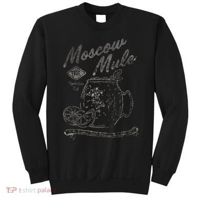 Moscow Mule Copper Mug Vintage Cocktail Sweatshirt