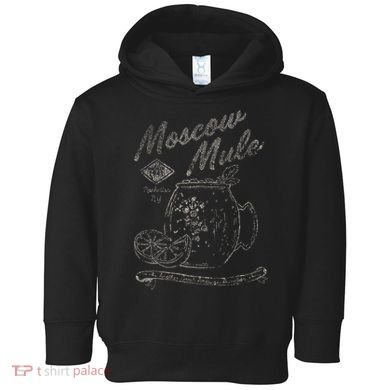 Moscow Mule Copper Mug Vintage Cocktail Toddler Hoodie