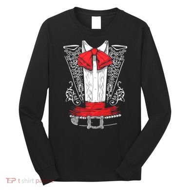 Mexican Mariachi Costume Cinco De Mayo Long Sleeve Shirt