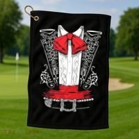 Mexican Mariachi Costume Cinco De Mayo Golf Towel thumb 1