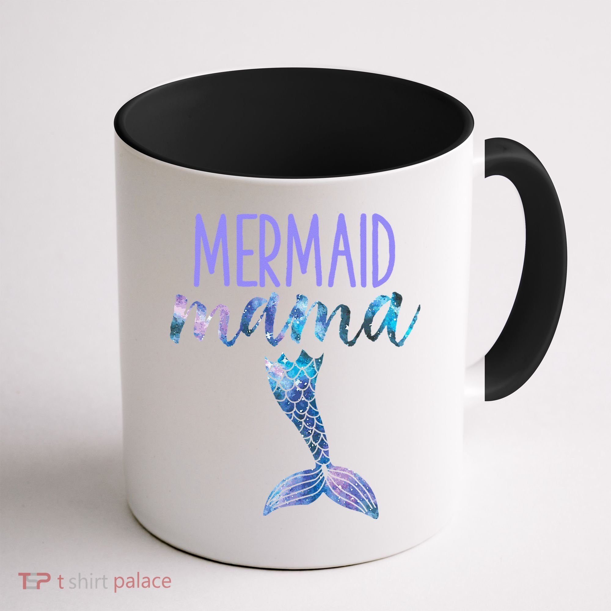 Mermaid Mama Cute Funny Matching Mermaid Birthday Party Coffee Mug
