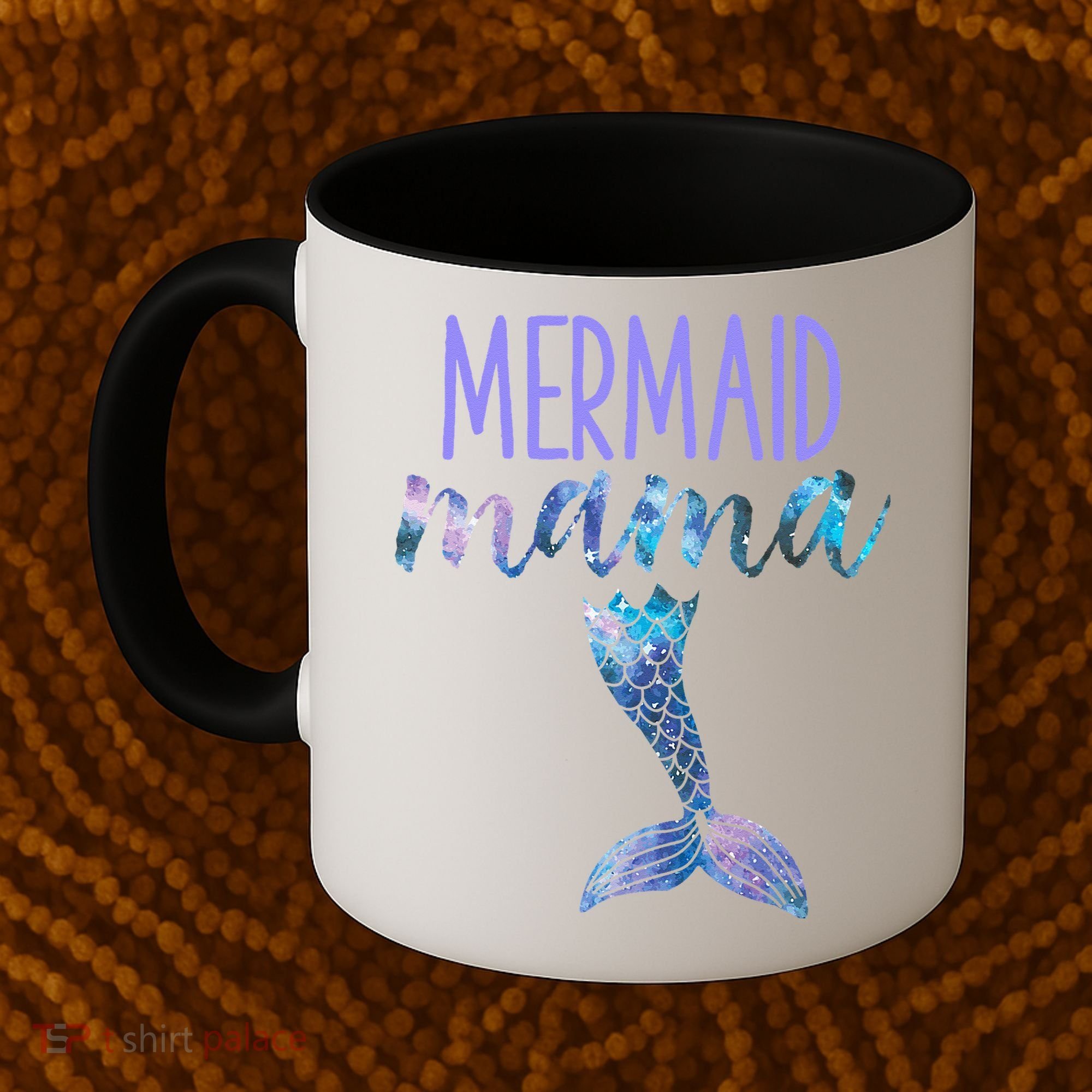 Mermaid Mama Cute Funny Matching Mermaid Birthday Party Coffee Mug