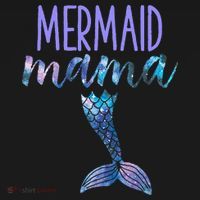 Mermaid Mama Cute Funny Matching Mermaid Birthday Party Ornament thumb 1
