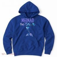 Mermaid Mama Cute Funny Matching Mermaid Birthday Party Hoodie thumb 0
