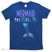 Mermaid Mama Cute Funny Matching Mermaid Birthday Party T-Shirt thumb 0