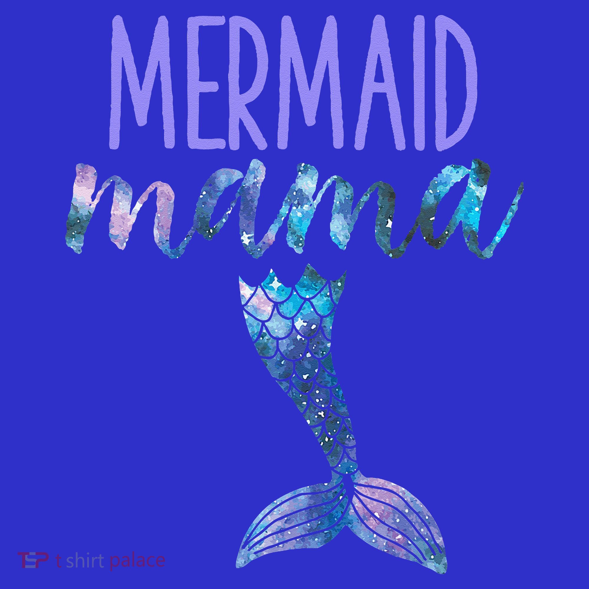 Mermaid Mama Cute Funny Matching Mermaid Birthday Party Coaster