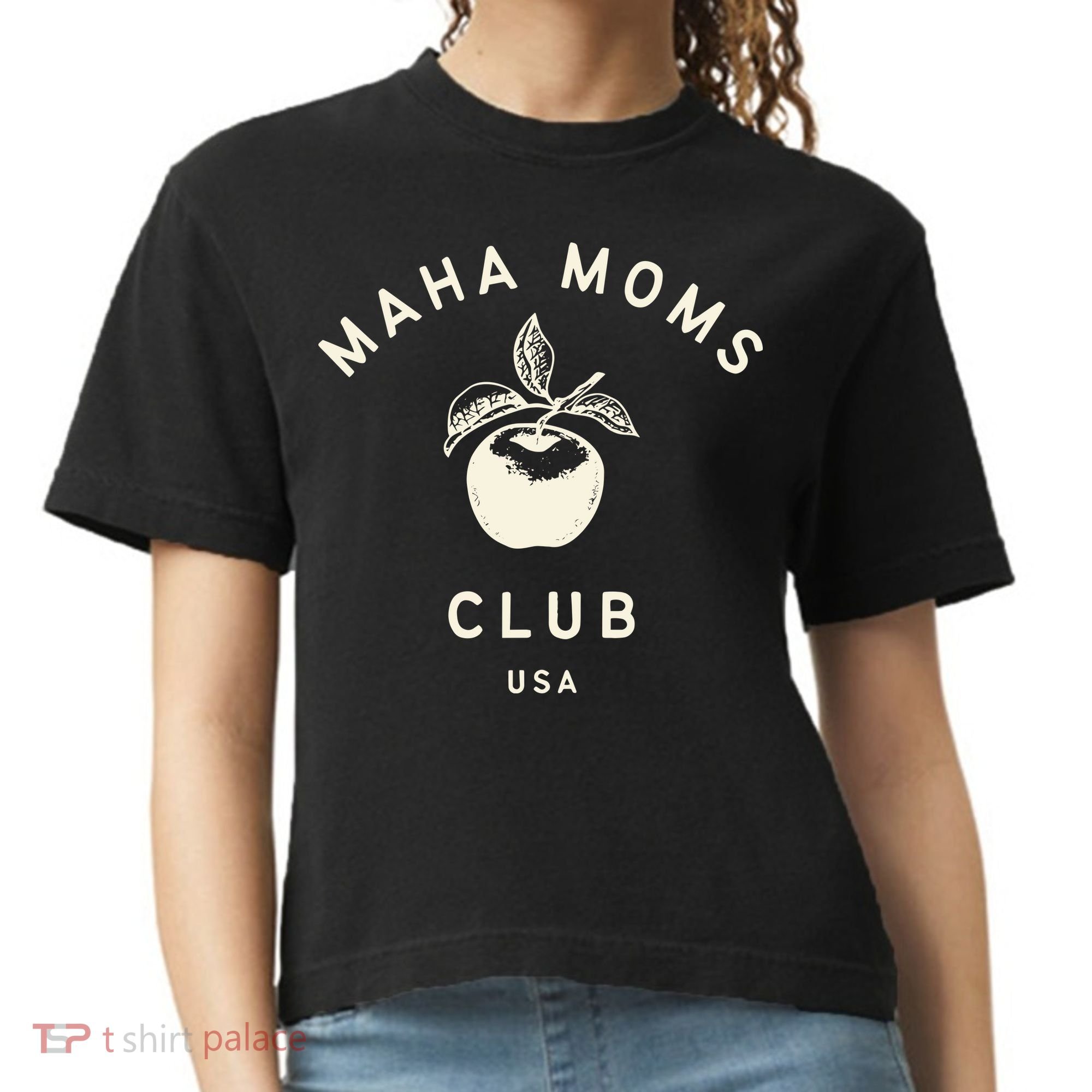 Maha Moms Club Organic Comfort Colors Boxy T-Shirt