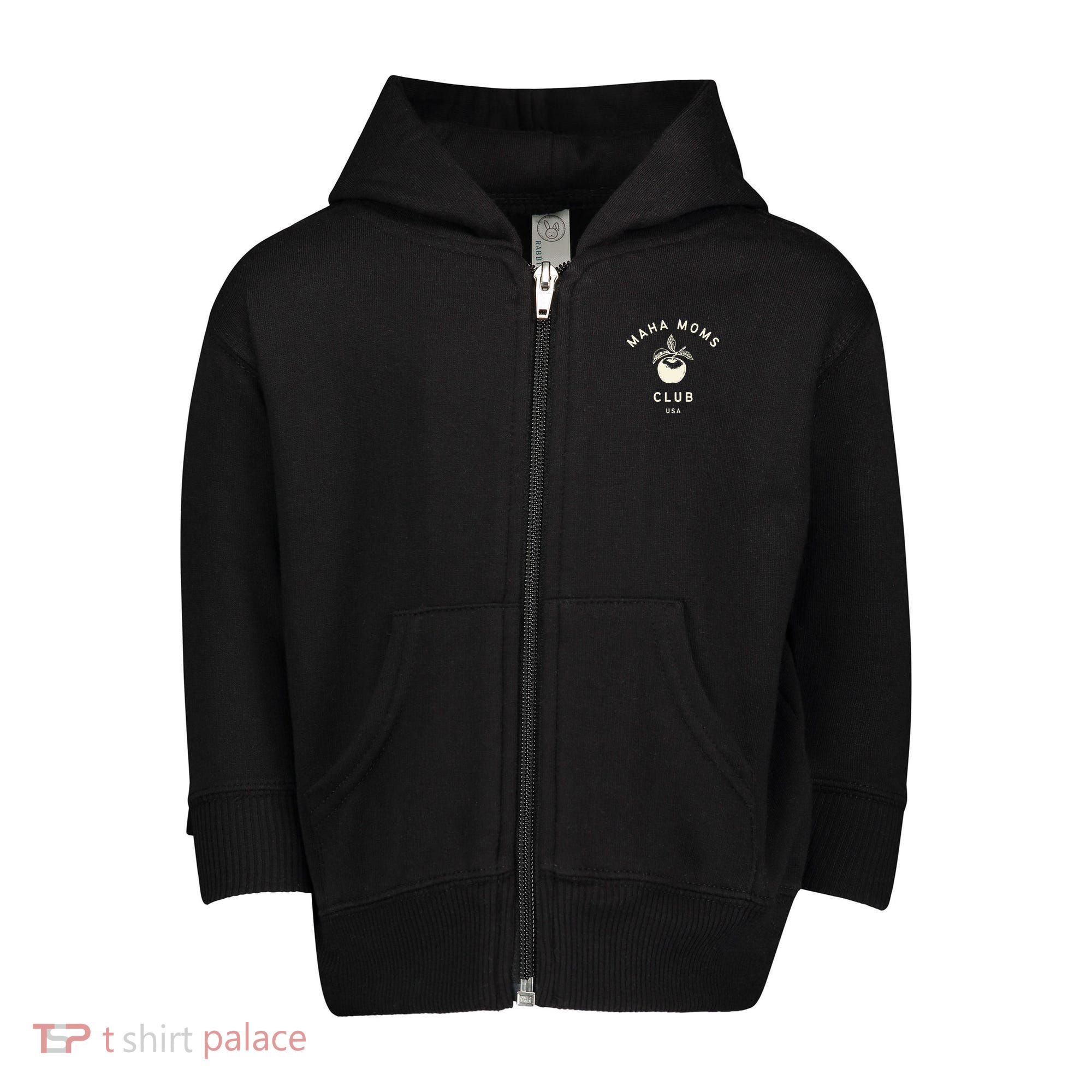 Maha Moms Club Organic Toddler Zip Fleece Hoodie