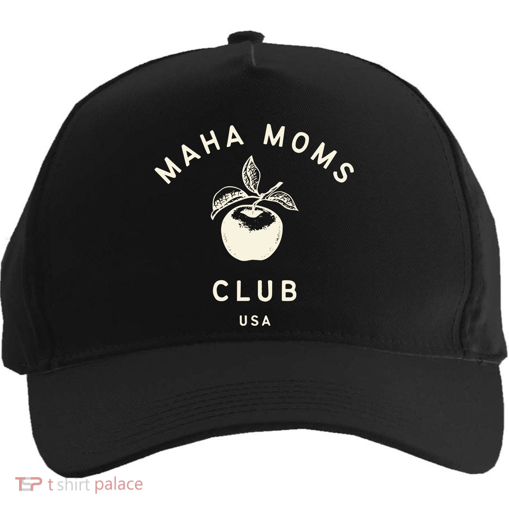 Maha Moms Club Organic Five-Panel Snapback Cap