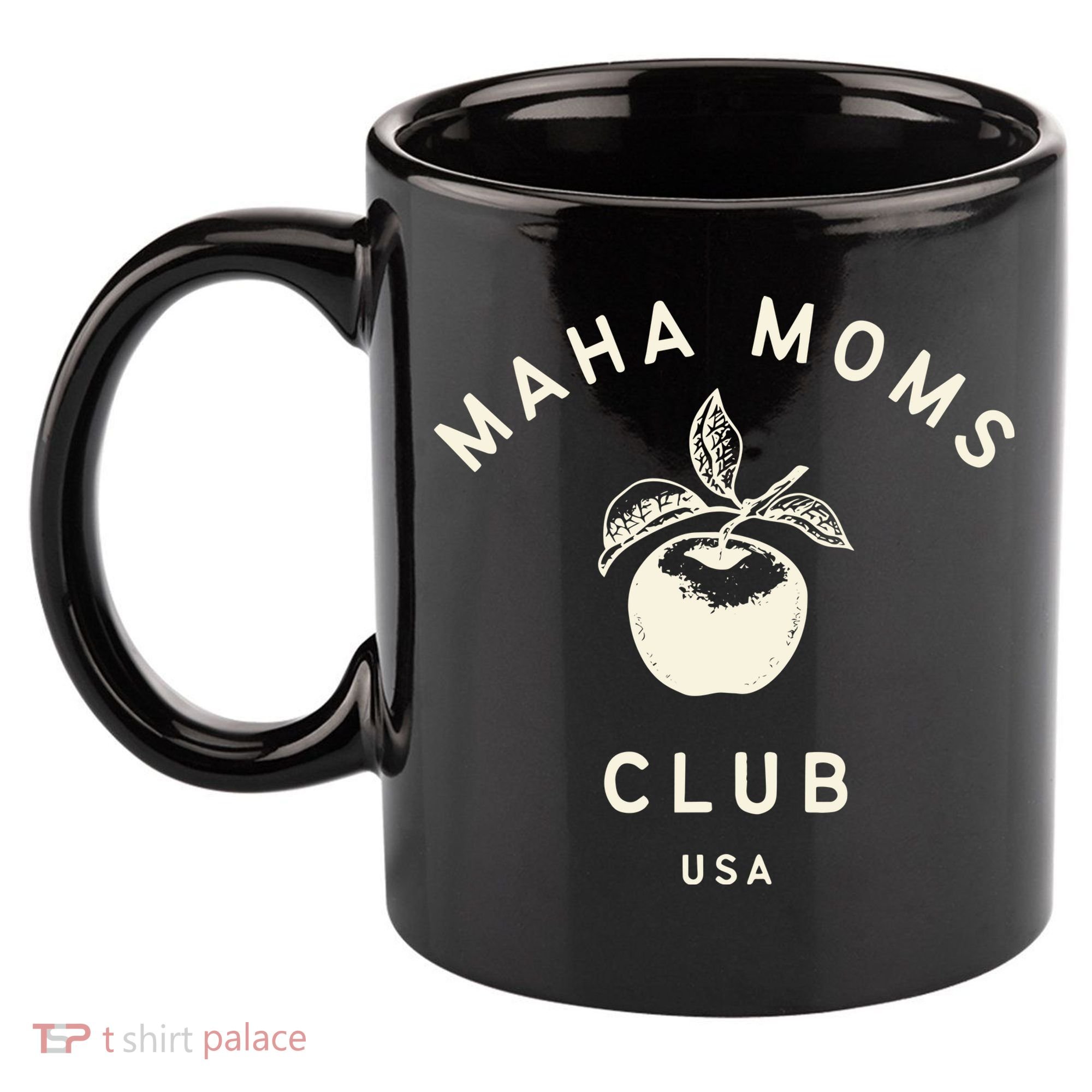 Maha Moms Club Organic 11oz C Handle Ceramic Mug