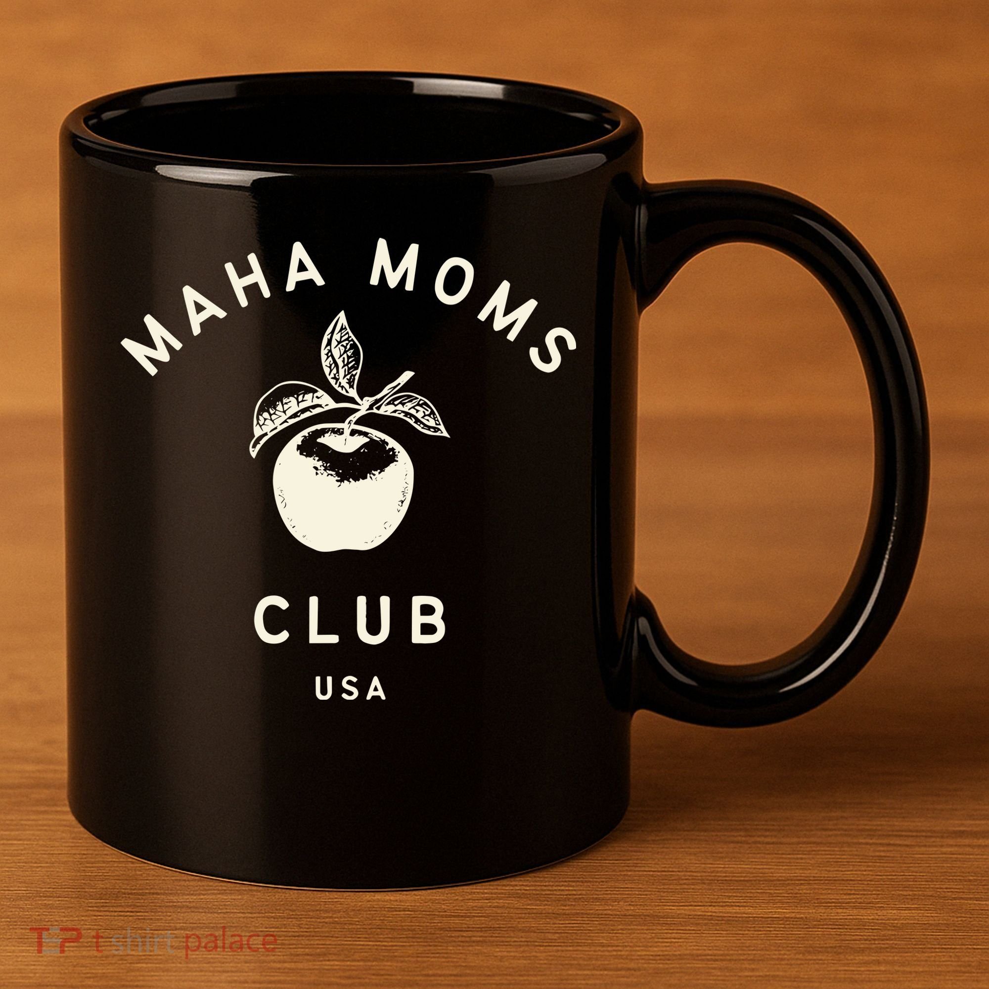 Maha Moms Club Organic 11oz C Handle Ceramic Mug