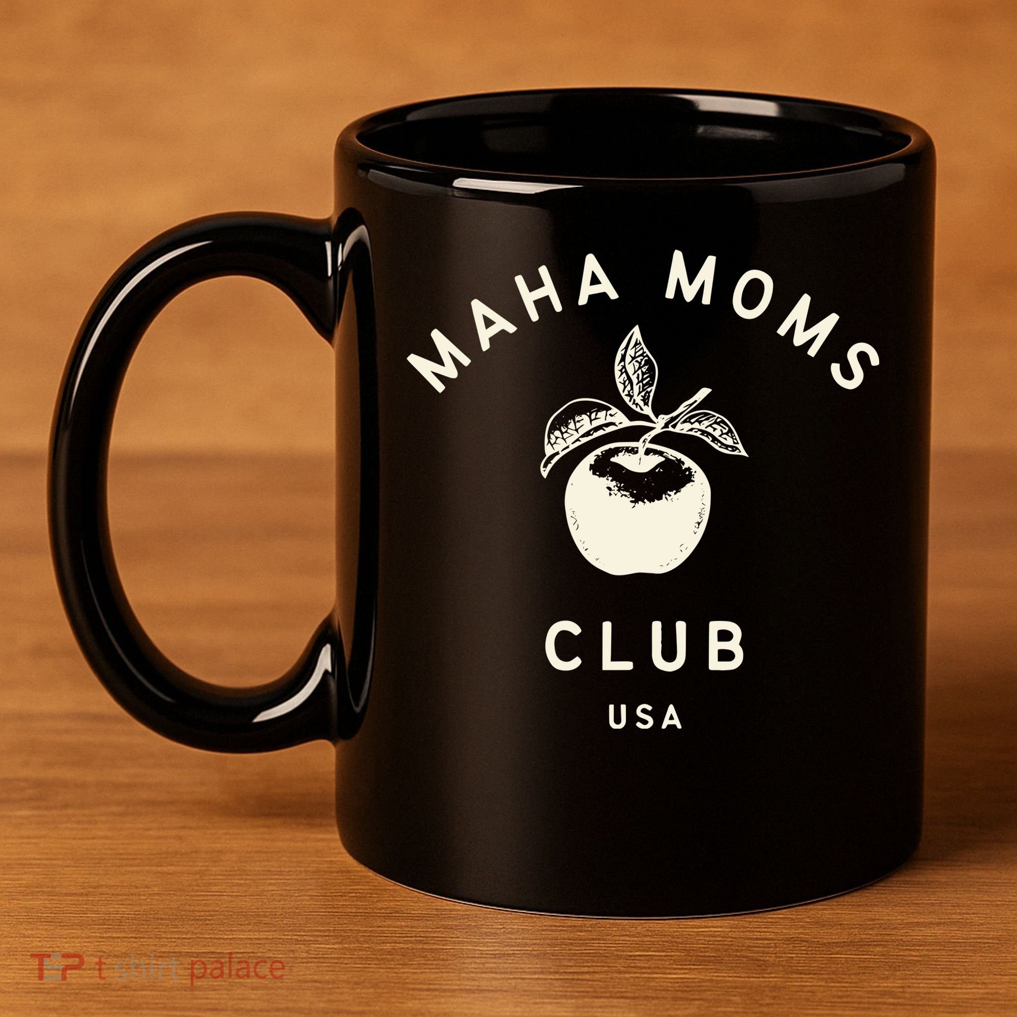 Maha Moms Club Organic 11oz C Handle Ceramic Mug
