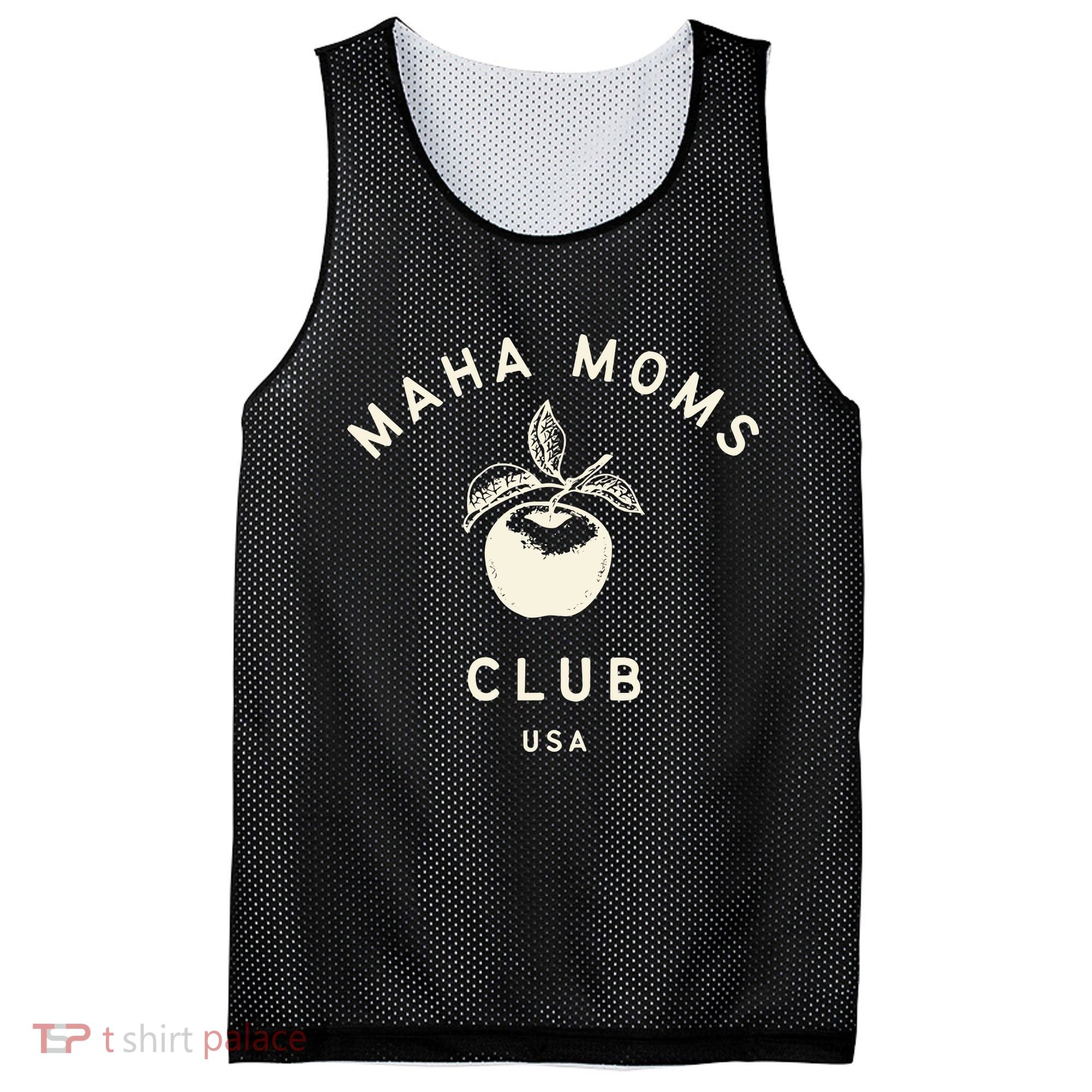 Maha Moms Club Organic Mesh Reversible Basketball Jersey Tank