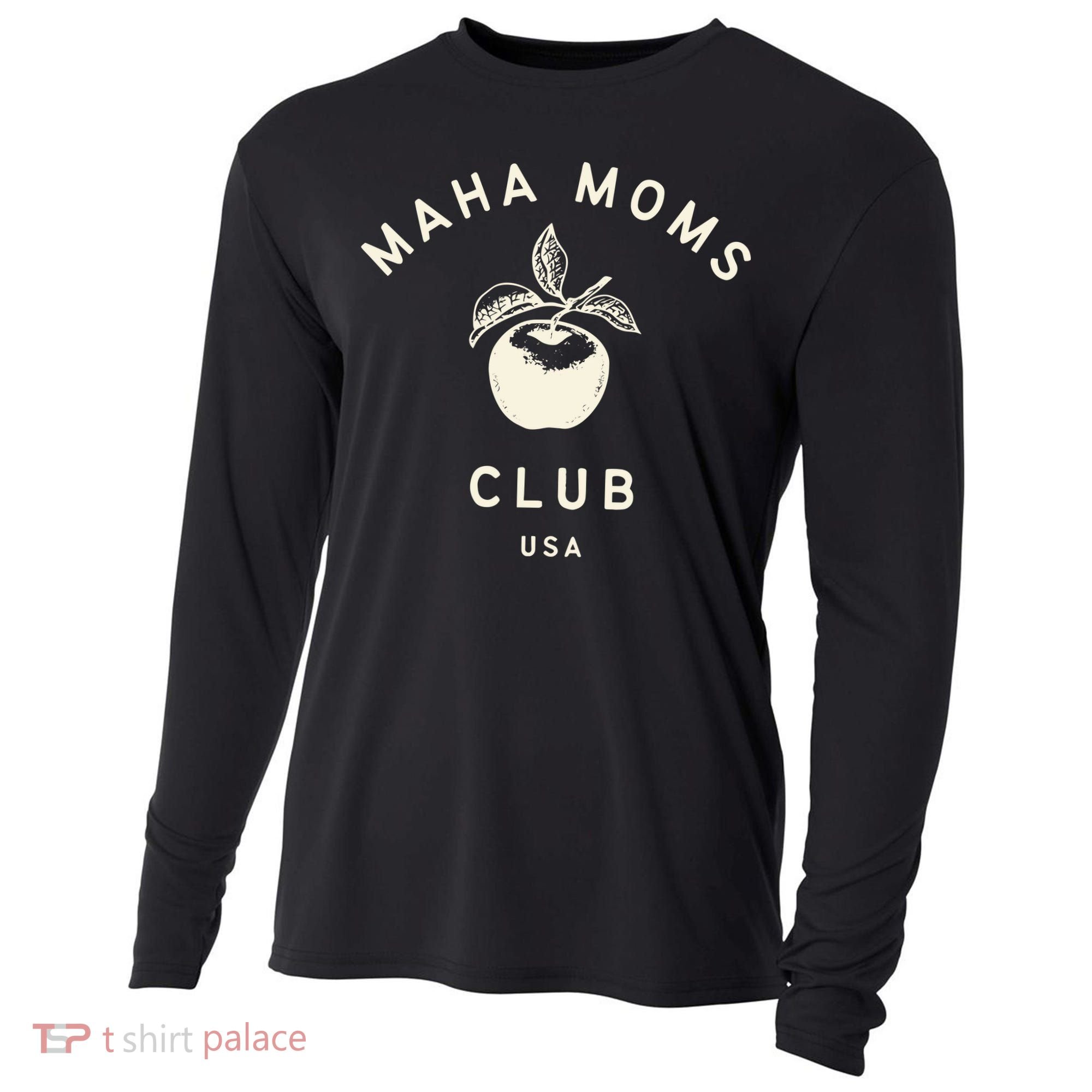 Maha Moms Club Organic Cooling Performance Long Sleeve Crew