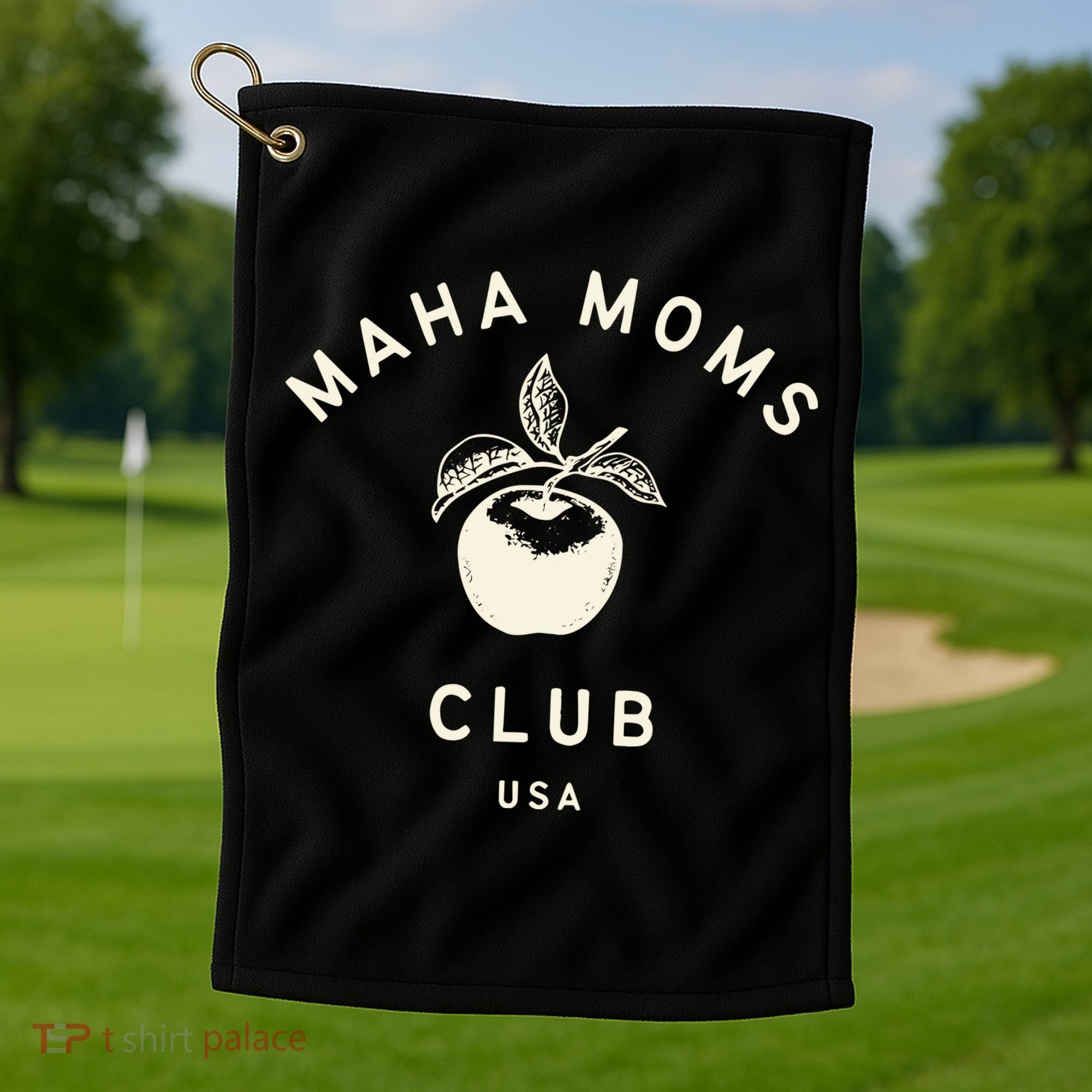 Maha Moms Club Organic Golf Towel