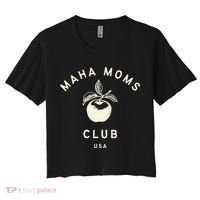 Maha Moms Club Organic Women's Crop Top Tee thumb 0