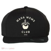 Maha Moms Club Organic Wool Snapback Cap thumb 0