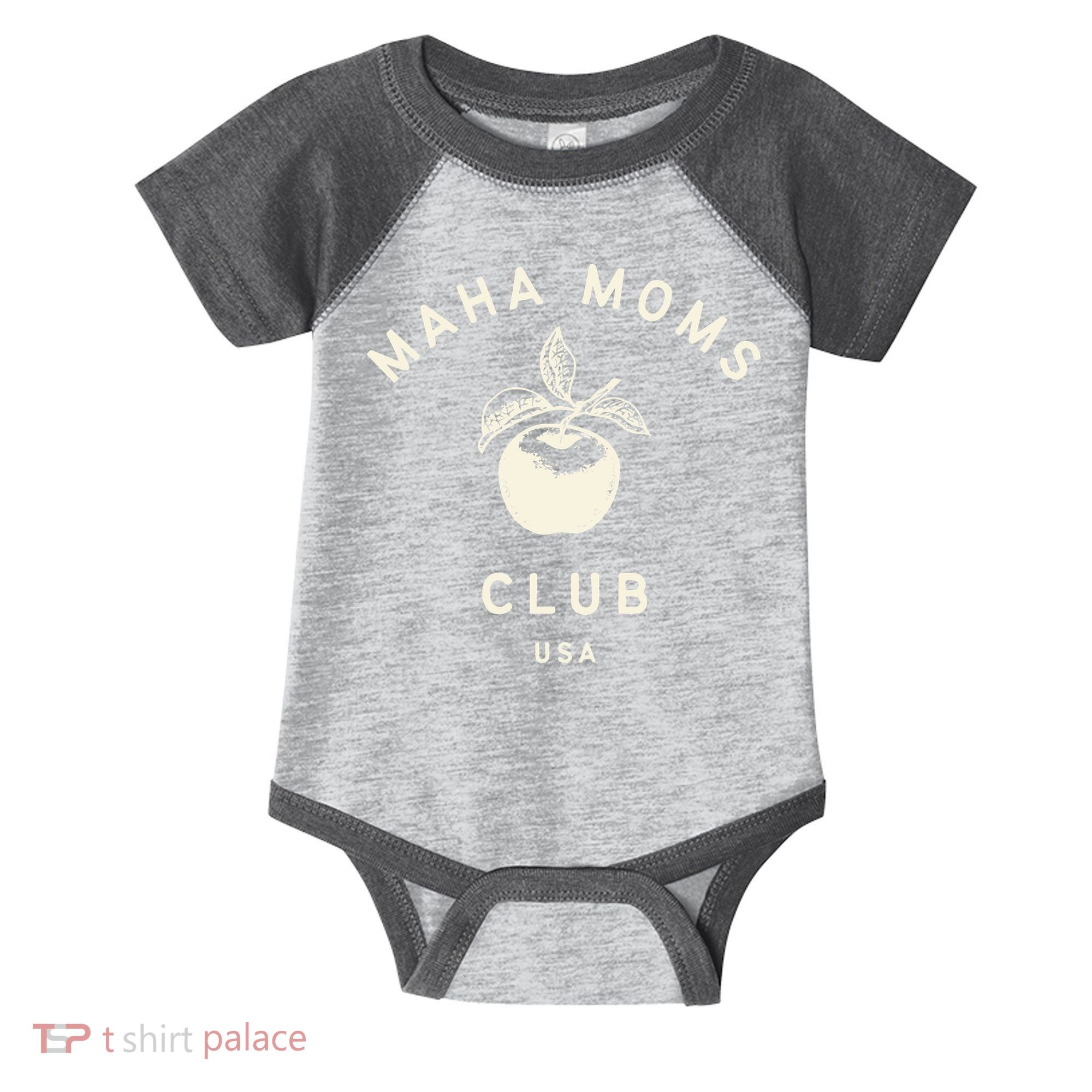 Maha Moms Club Organic Infant Baby Jersey Bodysuit