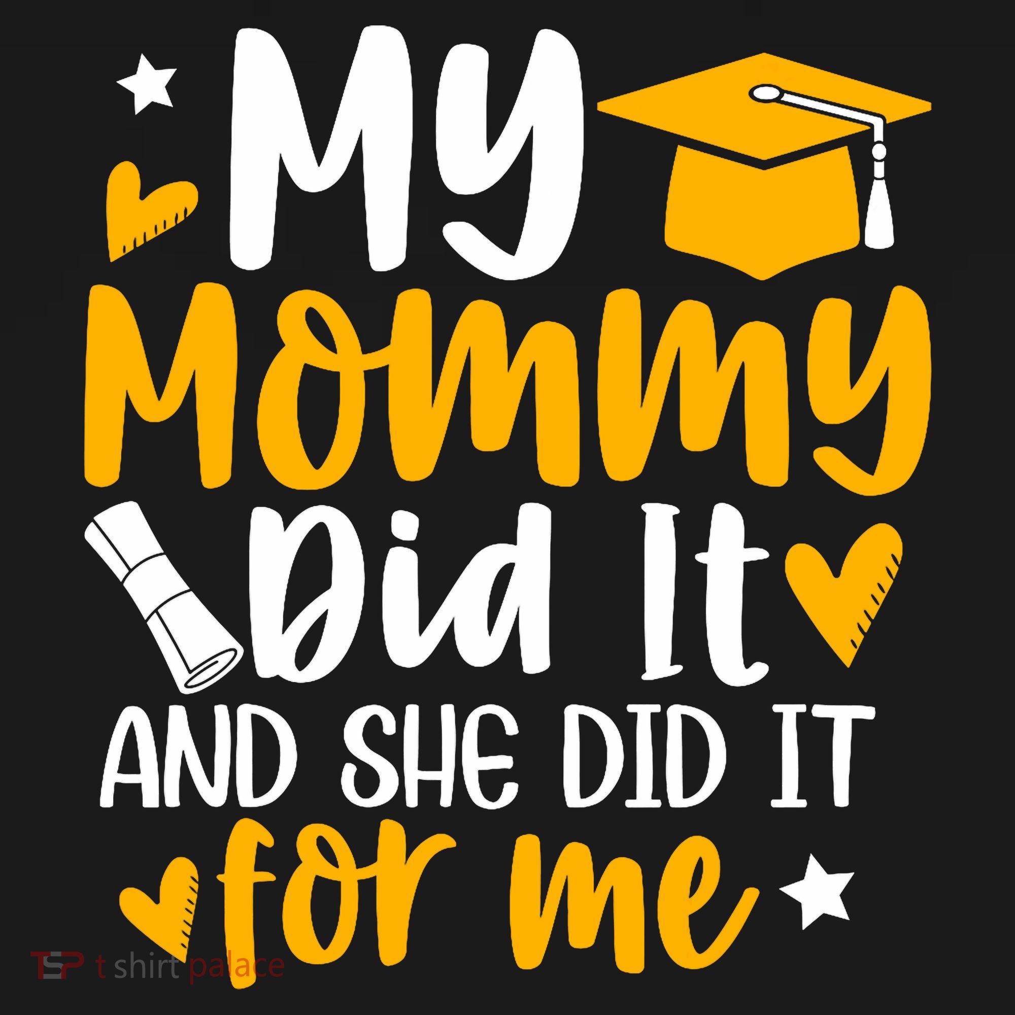 My Mommy Did It Graduation Graduated Mom Proud Children Women's Hoodie